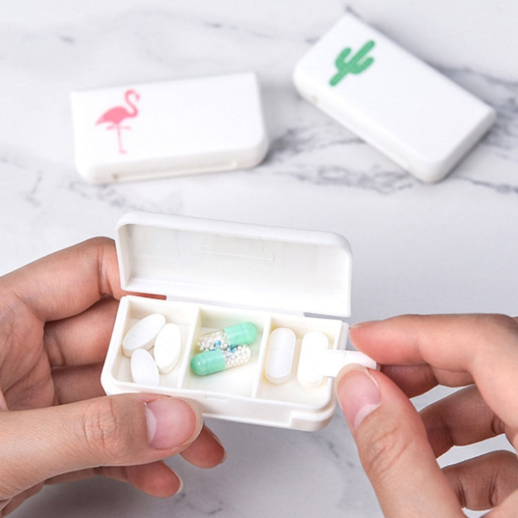 2 ชิ้นแบบพกพา Mini Pill กรณีกล่องยา 3 กริด Travel Home Medical Drugs คอนเทนเนอร์ผู้ถือกรณีกล่อง