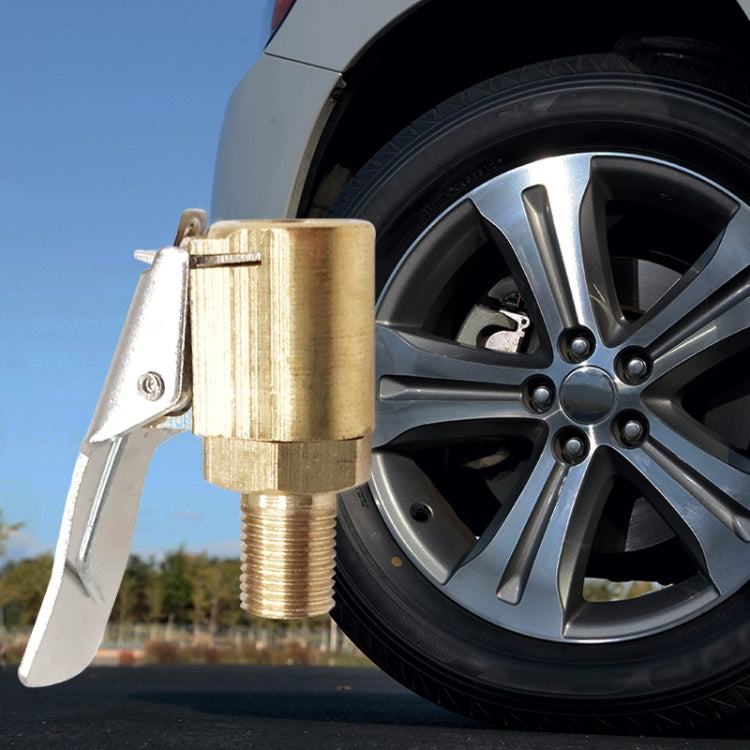 ยางรถยนต์ล้อยางอากาศเชย Inflator ปั๊มวาล์วคลิปหนีบ Connector, Inflator Pump Connector