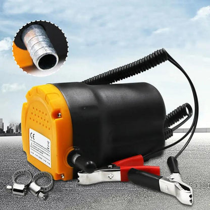 24V 60W น้ำมัน / น้ำมันดิบ Fluid Sump Extractor Scavenge Exchange Transfer Pump ดูด Transfer Pump + หลอดสำหรับ Auto Car เรือ Mot, 24V