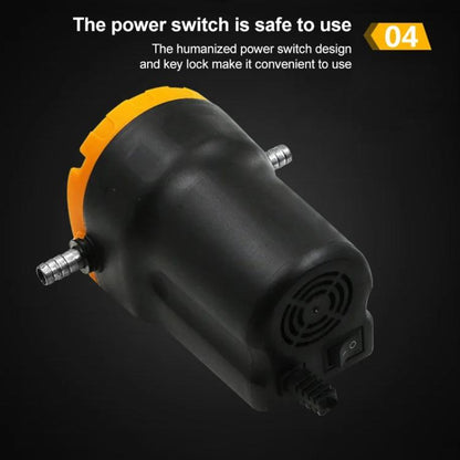 24V 60W น้ำมัน / น้ำมันดิบ Fluid Sump Extractor Scavenge Exchange Transfer Pump ดูด Transfer Pump + หลอดสำหรับ Auto Car เรือ Mot, 24V