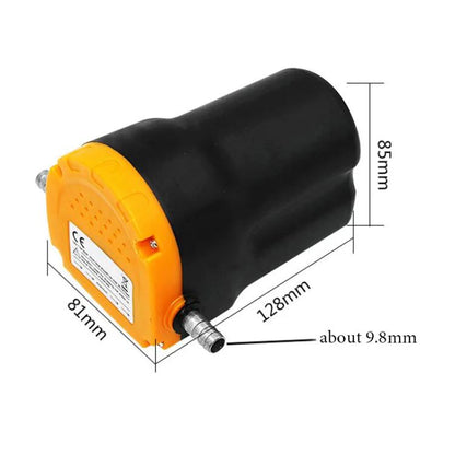 24V 60W น้ำมัน / น้ำมันดิบ Fluid Sump Extractor Scavenge Exchange Transfer Pump ดูด Transfer Pump + หลอดสำหรับ Auto Car เรือ Mot, 24V