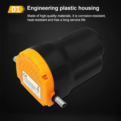 24V 60W น้ำมัน / น้ำมันดิบ Fluid Sump Extractor Scavenge Exchange Transfer Pump ดูด Transfer Pump + หลอดสำหรับ Auto Car เรือ Mot, 24V