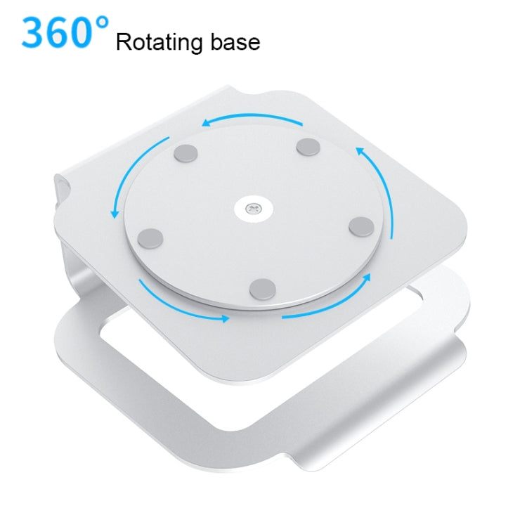 ขาตั้งอลูมิเนียมอัลลอยด์ปรับความสูงได้ 360 หมุนตามหลักสรีรศาสตร์ที่วางโน๊ตบุ๊คขนาด 10-17 นิ้วสำหรับ MacBook Air Pro, 360 Rotation