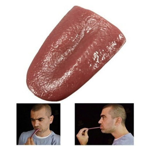 ฮาโลวีนเทคนิคมายากลตลกเท็จของเล่นบีบอัดลิ้นจำลอง, Simulation Tongue