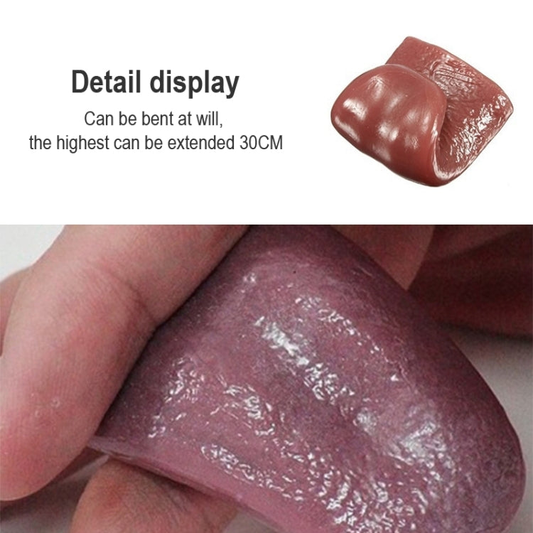 ฮาโลวีนเทคนิคมายากลตลกเท็จของเล่นบีบอัดลิ้นจำลอง, Simulation Tongue