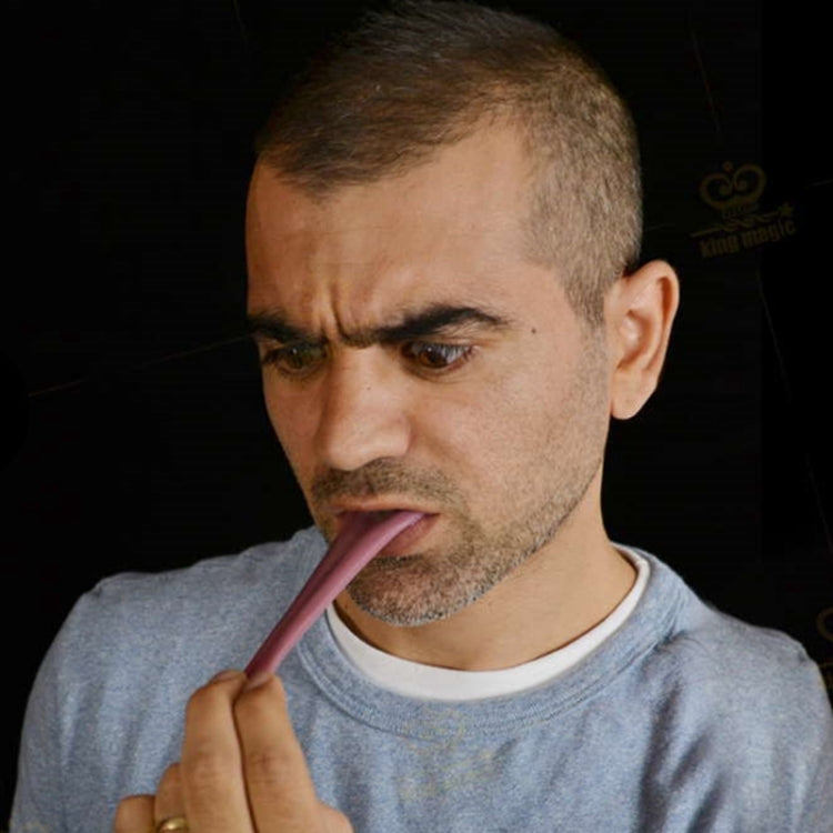 ฮาโลวีนเทคนิคมายากลตลกเท็จของเล่นบีบอัดลิ้นจำลอง, Simulation Tongue