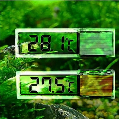 มัลติฟังก์ชั่น LCD 3D การวัดอุณหภูมิอิเล็กทรอนิกส์แบบดิจิตอลตู้ปลาเครื่องวัดอุณหภูมิตู้ปลา