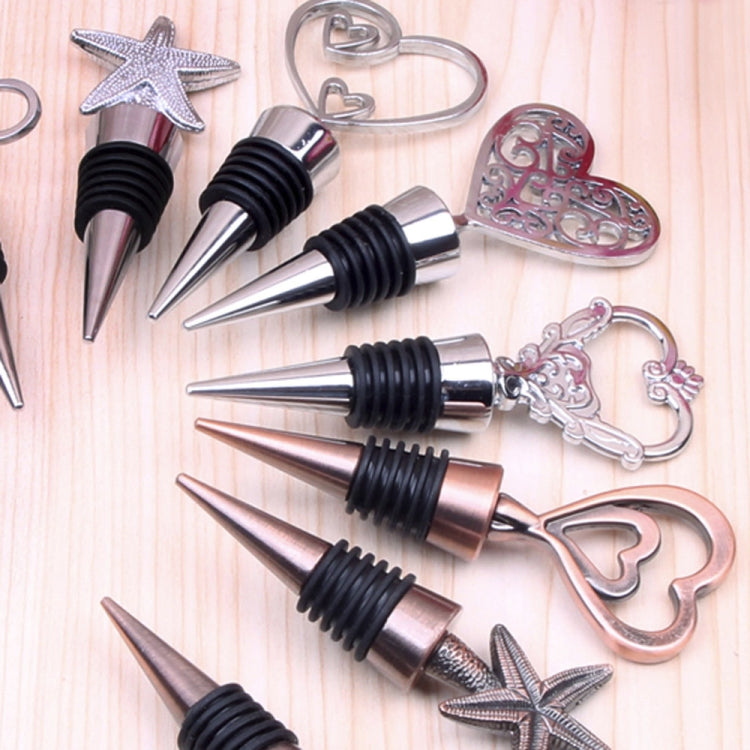 จุกปิดไวน์โลหะรูปทรงพิเศษ, Starfish Red Bronze Shape, Starfish Silver Shape, Alphabet Red Bronze Shape, Alphabet Silver Shape, Heart to Heart Red Bronze Shape, Heart to Heart Silver Shape, Ring Shape, True Love Shape, Heart of Fujiro Shape             ...