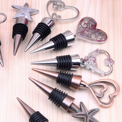 จุกปิดไวน์โลหะรูปทรงพิเศษ, Starfish Red Bronze Shape, Starfish Silver Shape, Alphabet Red Bronze Shape, Alphabet Silver Shape, Heart to Heart Red Bronze Shape, Heart to Heart Silver Shape, Ring Shape, True Love Shape, Heart of Fujiro Shape             ...