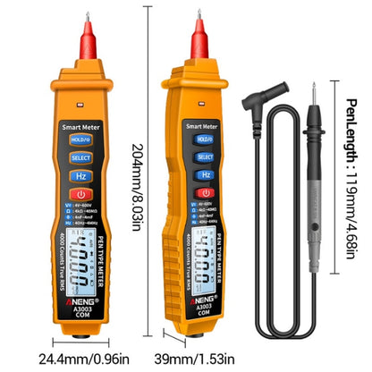 ANENG A3003 มัลติมิเตอร์อัจฉริยะความแม่นยำสูงชนิดปากกามัลติฟังก์ชั่น, A3003