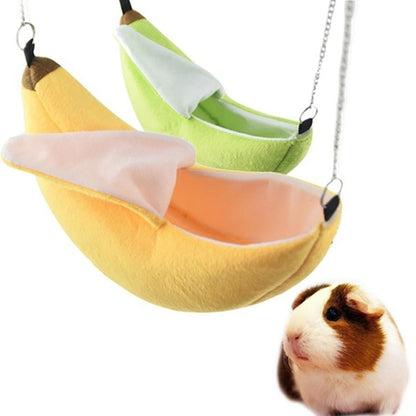 W4032 เตียงแกว่งแขวน Banana Type Bed Small Nest Moon Bed สำหรับสัตว์เล็ก