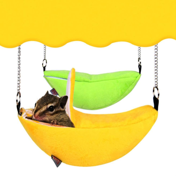 W4032 เตียงแกว่งแขวน Banana Type Bed Small Nest Moon Bed สำหรับสัตว์เล็ก