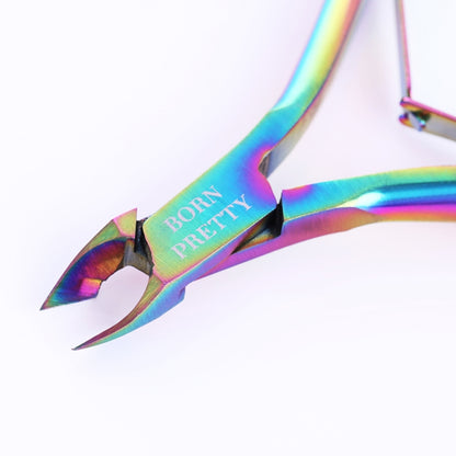 3 PCS เล็บ Cuticle Nipper Cutter Rainbow Clipper Scissor Dead Skin Remover ตัดเล็บเครื่องมือเล็บ