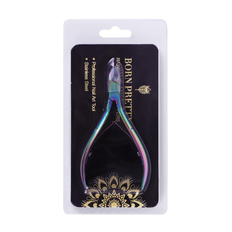 3 PCS เล็บ Cuticle Nipper Cutter Rainbow Clipper Scissor Dead Skin Remover ตัดเล็บเครื่องมือเล็บ