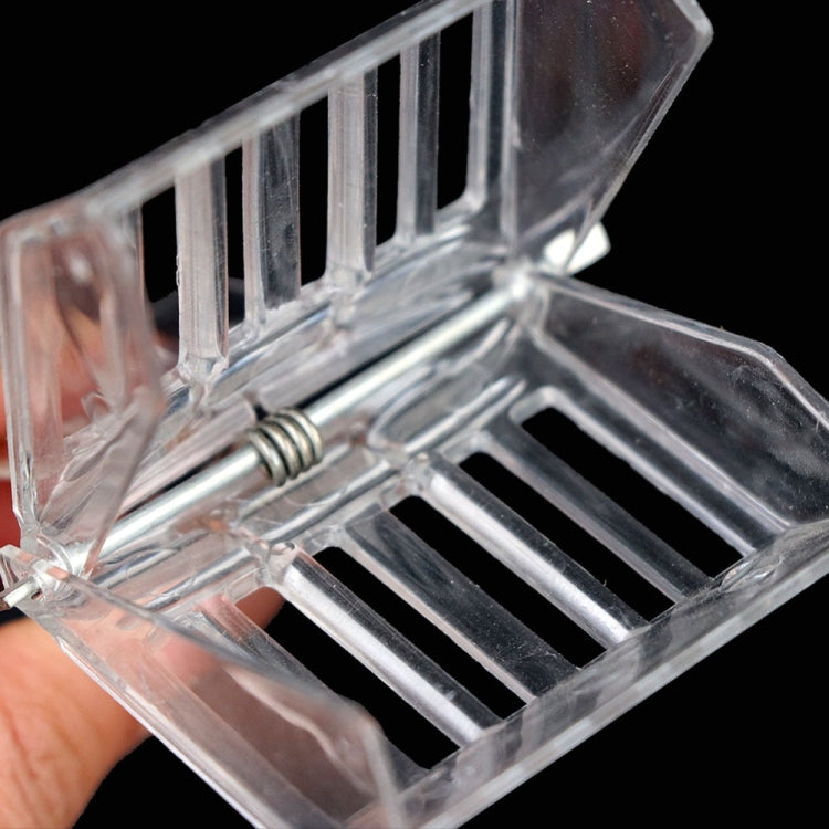 2 PCS หนังสือพลาสติกคลิปประเภท Bee King Cage เครื่องมือการเลี้ยงผึ้ง