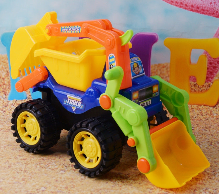 ชายหาดจำลองวิศวกรรมรถบรรทุก Ebulldozer ของเล่นเด็ก, Engineering Truck
