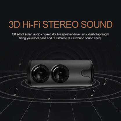 ZEALOT S8 3D สเตอริโอบลูทูธลำโพงไร้สายคอลัมน์ซับวูฟเฟอร์แบบพกพา Touch Control AUX การเล่นการ์ด TF แฮนด์ฟรีพร้อมไมโครโฟน