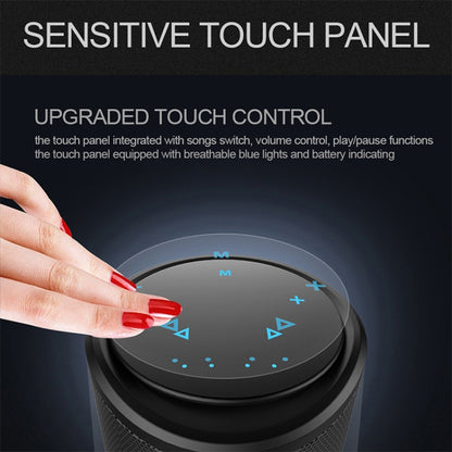 ZEALOT S8 3D สเตอริโอบลูทูธลำโพงไร้สายคอลัมน์ซับวูฟเฟอร์แบบพกพา Touch Control AUX การเล่นการ์ด TF แฮนด์ฟรีพร้อมไมโครโฟน