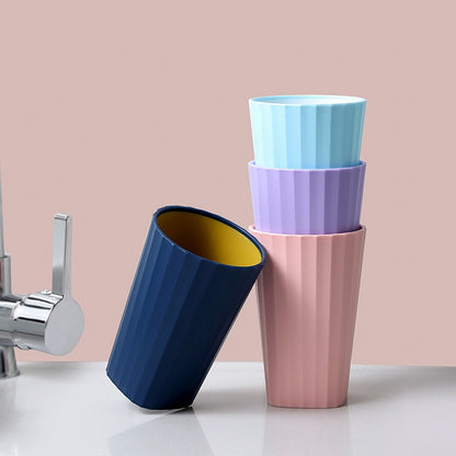 2 PCS คู่ Creative Simple Home พร้อม Handle Wash Brushing Cup