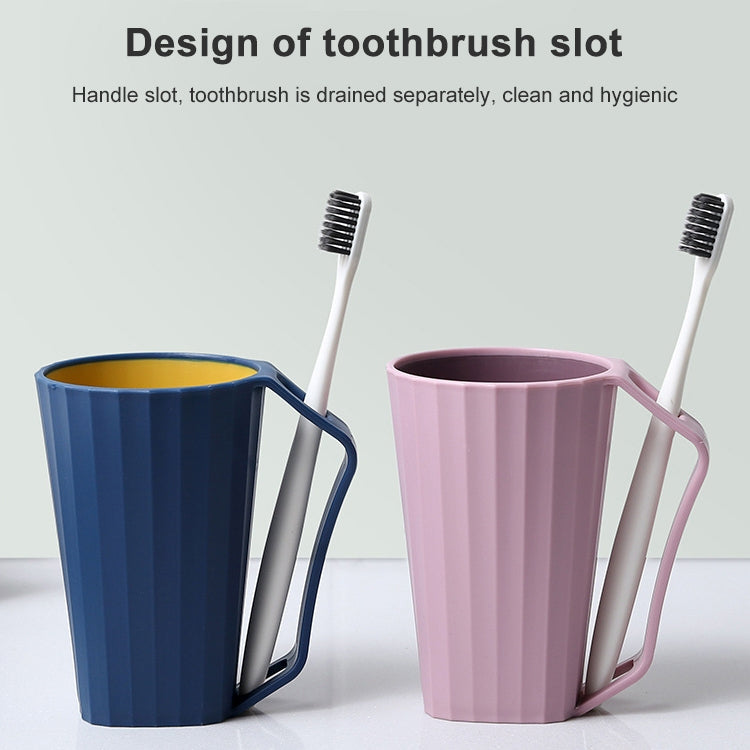 2 PCS คู่ Creative Simple Home พร้อม Handle Wash Brushing Cup