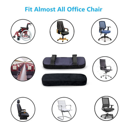 2 PCS เก้าอี้พนักพิงสำหรับ Office เก้าอี้นุ่มหมอนข้อศอก Pads Protector แขนยาวข้อศอกข้อศอกแพทช์ REST เบาะ