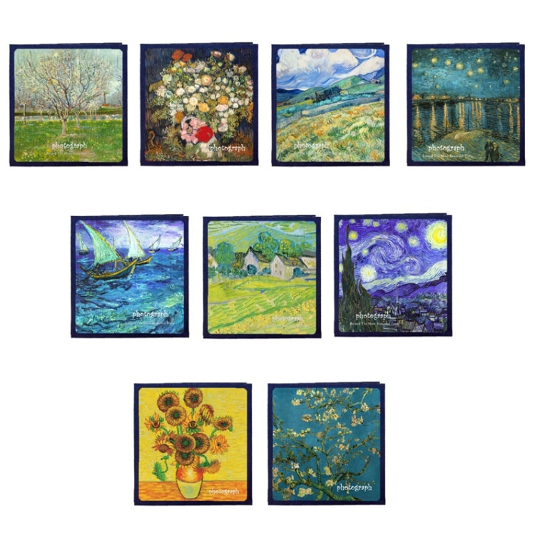 Retro Art DIY อัลบั้มภาพทำมืออัลบั้มฟิล์มกาวในตัว, 16 inch Blossom, 16 inch Bouquet, 16 inch Landscape, 16 inch Starry Night, 16 inch Ride The Wind And Waves, 16 inch Back To Nature, 16 inch Sunflower, 16 inch Starry Sky, 16 inch Apricot Blossom       ...