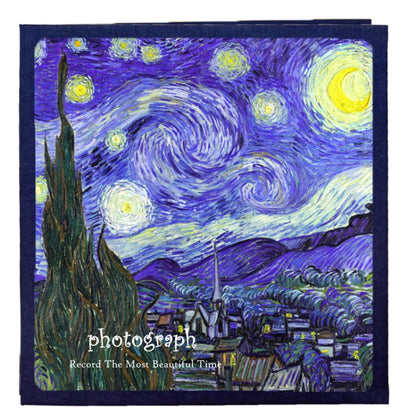 Retro Art DIY อัลบั้มภาพทำมืออัลบั้มฟิล์มกาวในตัว, 16 inch Blossom, 16 inch Bouquet, 16 inch Landscape, 16 inch Starry Night, 16 inch Ride The Wind And Waves, 16 inch Back To Nature, 16 inch Sunflower, 16 inch Starry Sky, 16 inch Apricot Blossom       ...