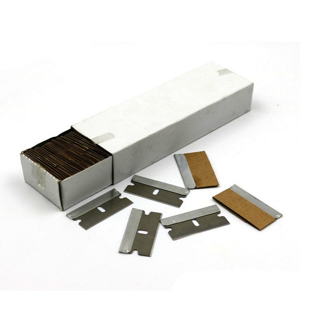 3 PCS ด้ามพลาสติกมีดโกนใบมีดถอดกระจกสถาปัตยกรรม, Plastic Handle Razor