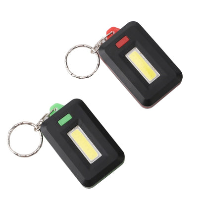 2 ชิ้น 3 วัตต์มินิซัง LED พวงกุญแจไฟฉายฉุกเฉิน แคมป์ปิ้ง กระเป๋าเป้สะพายหลังแสงที่มี 3 โหมด