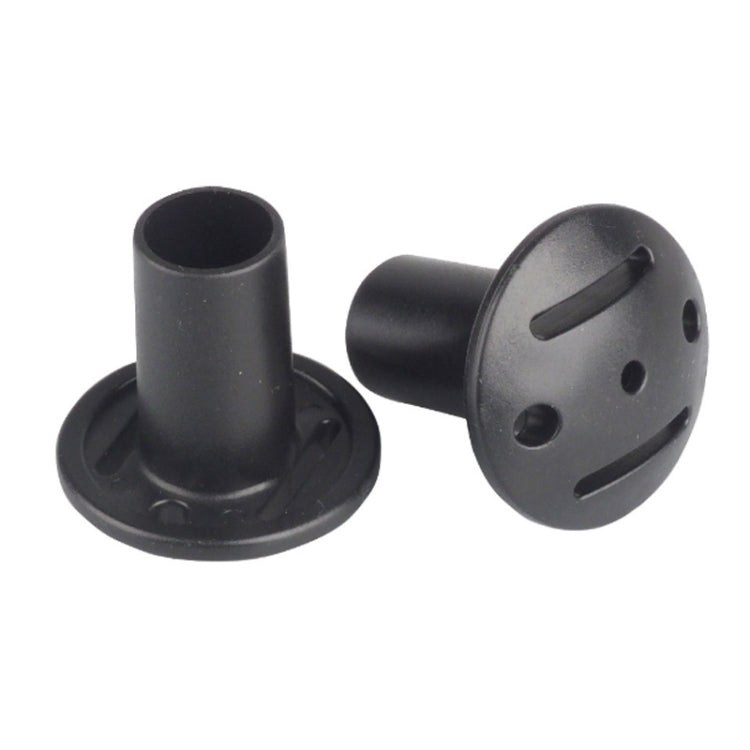 2 PCS ฝาครอบปลั๊กป้องกันการเจาะ Alpenstock Support Bar เคส Anti-Burst เสาเต็นท์หมวกกันน็อคพลาสติก