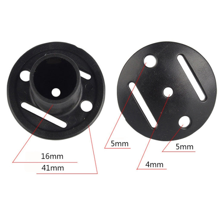2 PCS ฝาครอบปลั๊กป้องกันการเจาะ Alpenstock Support Bar เคส Anti-Burst เสาเต็นท์หมวกกันน็อคพลาสติก