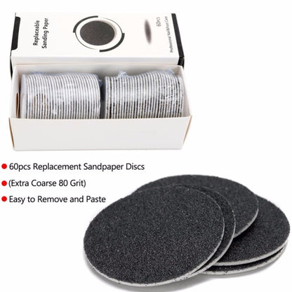 เท้าไฟฟ้าความเร็วปรับกระดาษทรายแผ่นแคลลัส Remover Pedicure Fast ลบฟุต Hard Cracked แห้ง Dead Skin เครื่องมือ, US plug, EU plug, UK plug