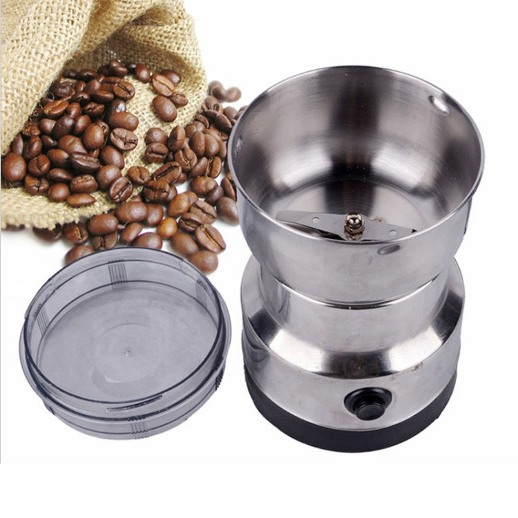 เครื่องบดกาแฟแบบเสียบปลั๊ก EU อเนกประสงค์สแตนเลสสมุนไพร/เครื่องเทศ/ถั่ว/ธัญพืช/เมล็ดกาแฟบด, Coffee Grinder, EU Plug