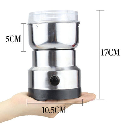 เครื่องบดกาแฟแบบเสียบปลั๊ก EU อเนกประสงค์สแตนเลสสมุนไพร/เครื่องเทศ/ถั่ว/ธัญพืช/เมล็ดกาแฟบด, Coffee Grinder, EU Plug