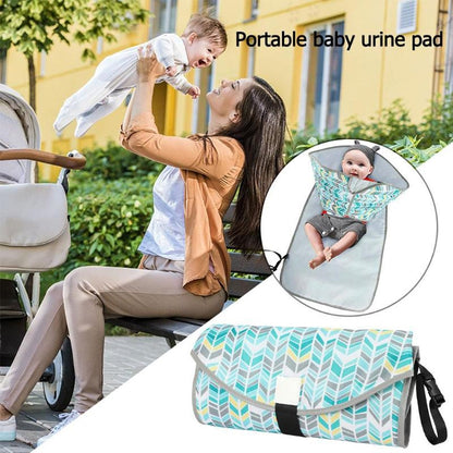 เด็กเปลี่ยนผ้าอ้อม Pad แบบพกพาพับกันน้ำพยาบาล Pad, One size