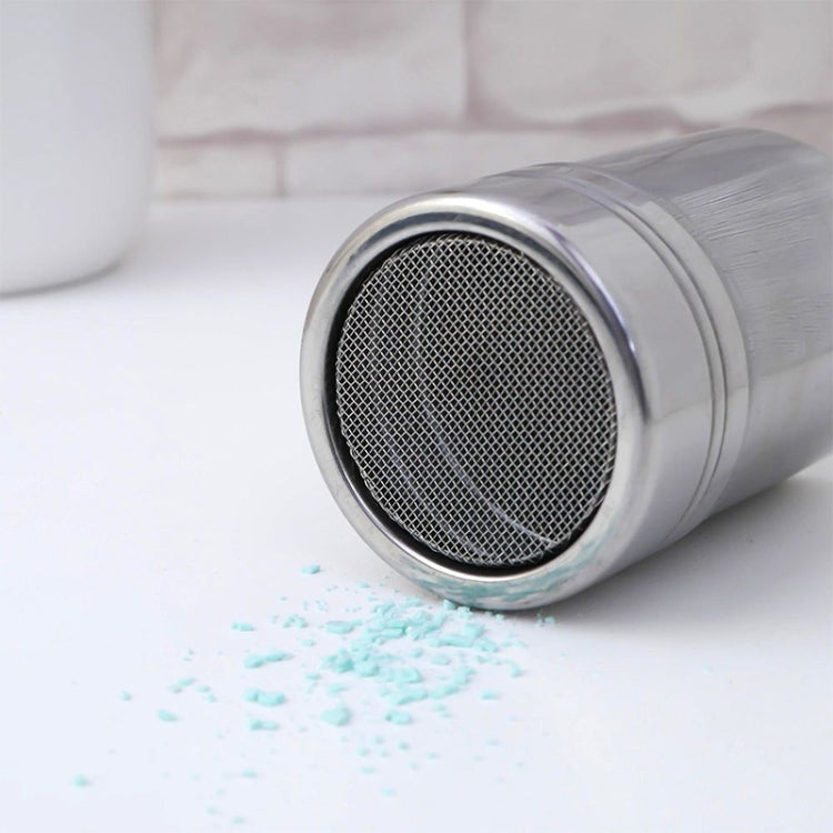 สแตนเลส 304 Dusting Powder เครื่องปรุงอาหารถังตาข่าย Barrel ผงโกโก้ครัวเครื่องมือ, Cocoa Powder Tank