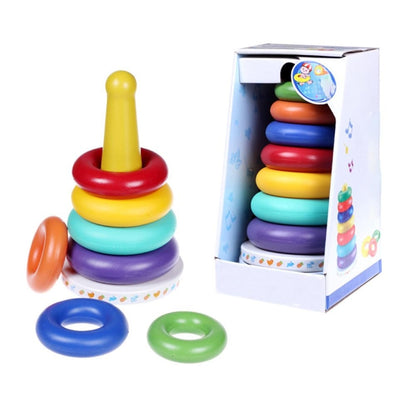 Music Rainbow Stacking Ring Rainbow Tower Tumbler เด็กซ้อนแหวน, Rainbow Tower