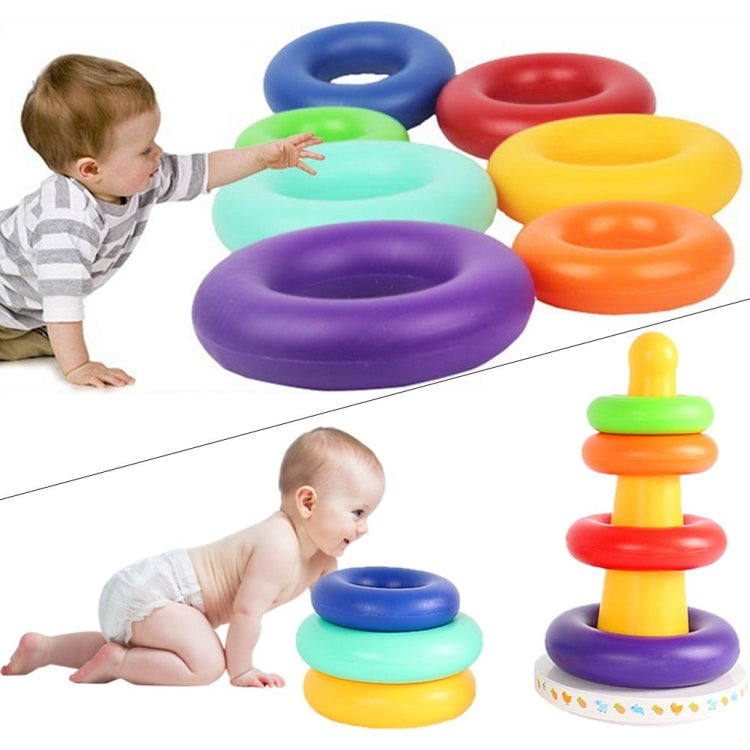 Music Rainbow Stacking Ring Rainbow Tower Tumbler เด็กซ้อนแหวน, Rainbow Tower
