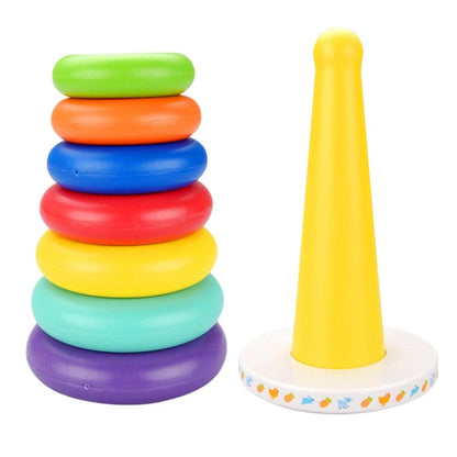 Music Rainbow Stacking Ring Rainbow Tower Tumbler เด็กซ้อนแหวน, Rainbow Tower