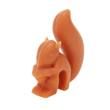 10 ชิ้นซิลิโคนกระรอกถุงชามัลติฟังก์ชั่แก้วไวน์ถ้วยจดจำ, Squirrel (Coffee)