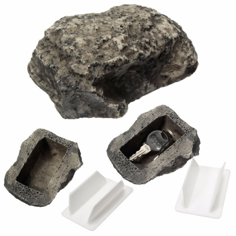 Creative Stone Insurance กล่องเก็บกุญแจ Home Key Anti-lost Hidden Collection Key, Stone Insurance Key Storage Box