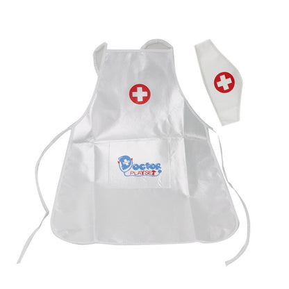 3 ชุดเด็กแกล้งเล่นหมอพยาบาลเสื้อผ้าเครื่องแต่งกายของเล่น, 3 Sets Play Doctor Nurse Costume