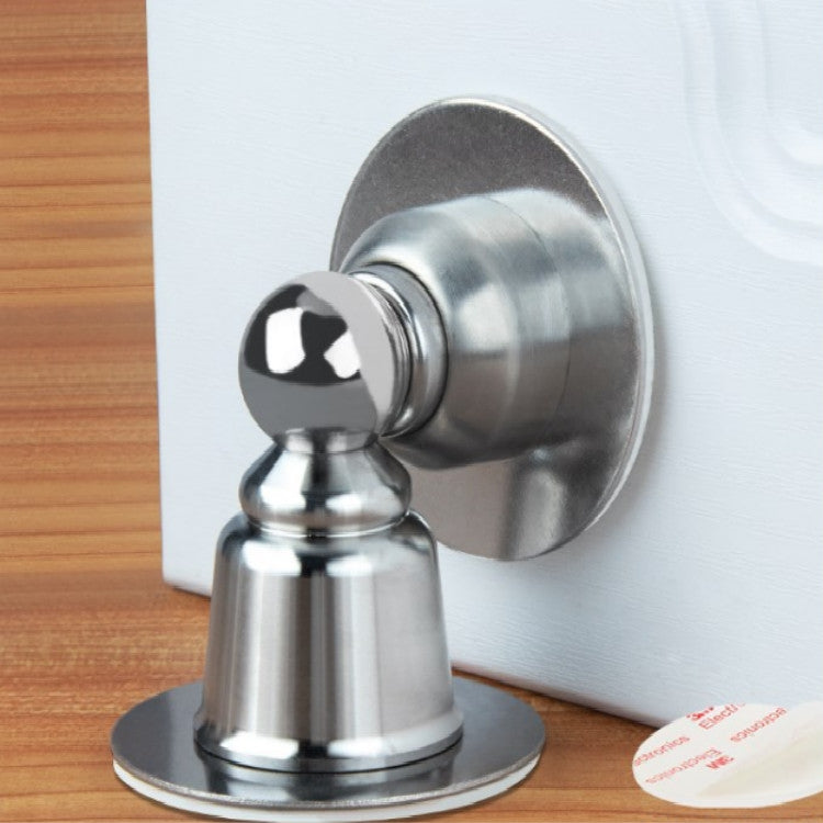 ประตูแม่เหล็กแข็งแรง Bump Free Punch Door Stainless Steel Door Stop