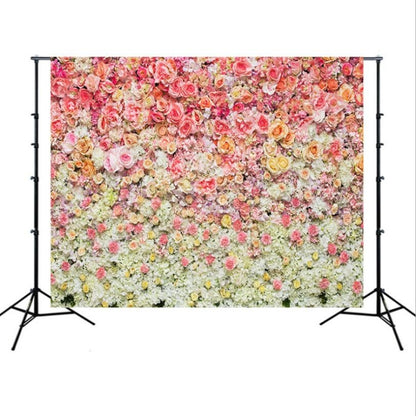1.5m x 2.1m Rose Wall งานแต่งงานภาพถ่ายพื้นหลังผ้า, Rose Wall