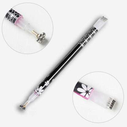 3 PCS Cat Eye Gel แม่เหล็กปากกาคู่หัวปากกาแม่เหล็กพลัมแบรนด์ดอกไม้ปากกาแม่เหล็กเล็บ Cat Eye Magnet ใหม่เครื่องมือ