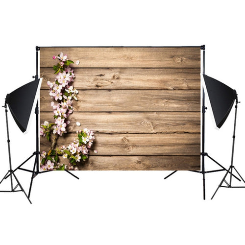 1.25m x 0.8m กระดานลายไม้เลียนแบบ Gourmet 3D Photo Photography พื้นหลังผ้า