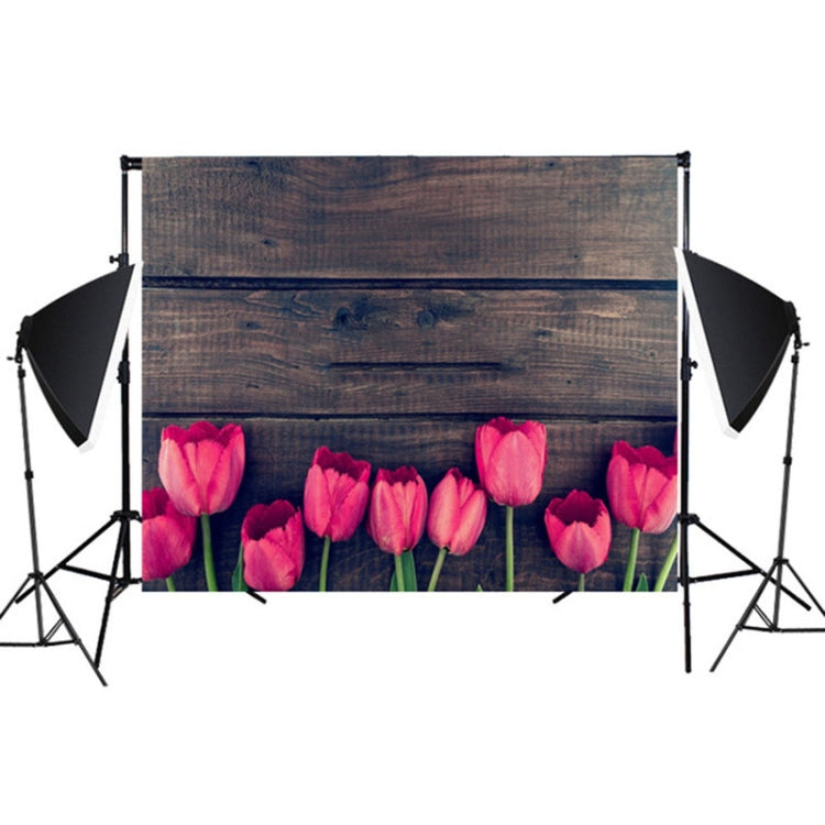 1.25m x 0.8m กระดานลายไม้เลียนแบบ Gourmet 3D Photo Photography พื้นหลังผ้า