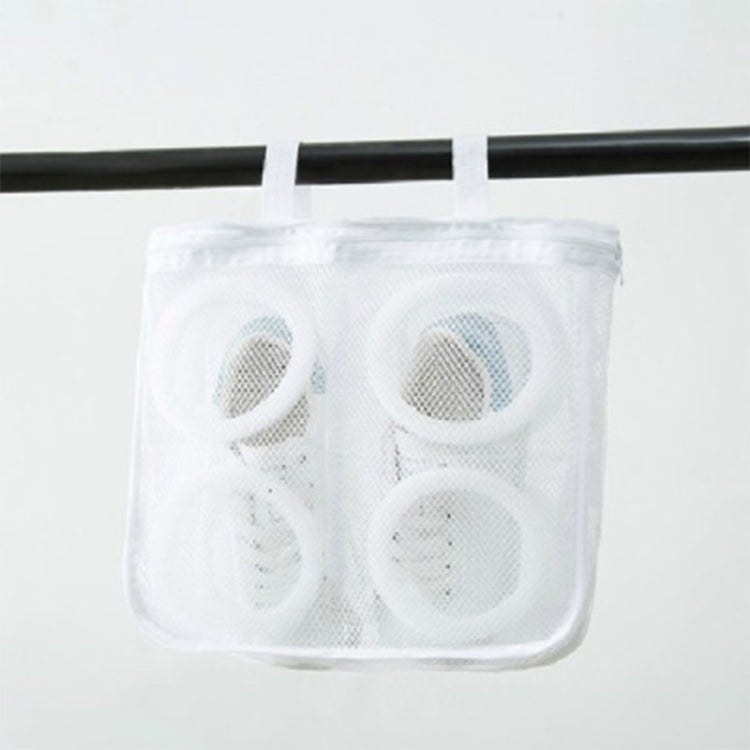 3 PCS Nylon ถุงซักล้างรองเท้า Trainer Sports Sneaker Tennis Boots Washing Bag, Mesh Washing Bag