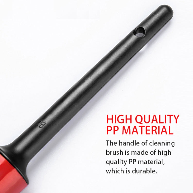 5 Pcs Car Detailing Brush Cleaning Natural Boar Hair Brushes Auto Detailing Tools Products Wheels Dashboard, 5 in 1 Random Color Delivery, 5 in 1 Black, 5 in 1 White