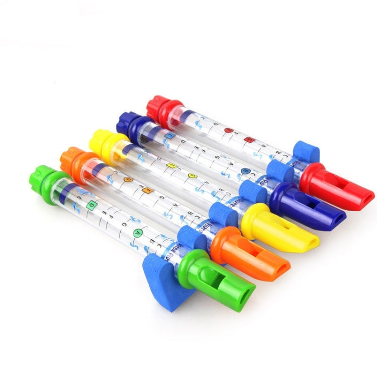 5 ชิ้น/เซ็ตเด็กขลุ่ยน้ำที่มีสีสันอ่างอาบน้ำเพลงของเล่นเพลงสนุกเสียงอาบน้ำเด็กของเล่นอาบน้ำ, Colorful Water Bath Toy